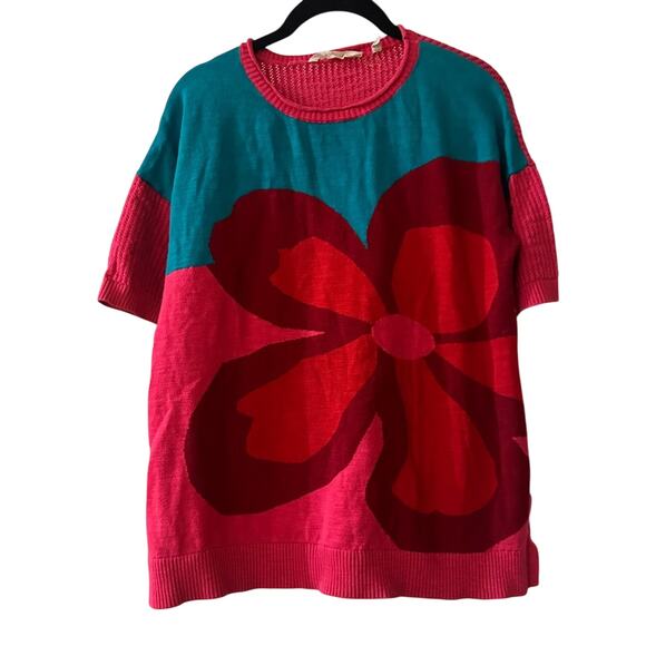 Soft Surroundings colorful knit sweater top size S - Picture 1 of 6